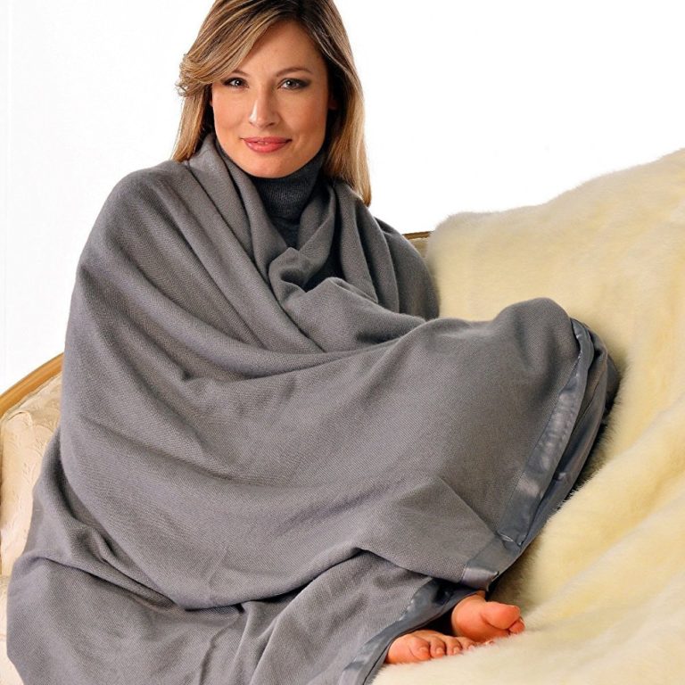 Pure Cashmere Bed Blanket 4 Ply & 4 Colors Cashmere Mania